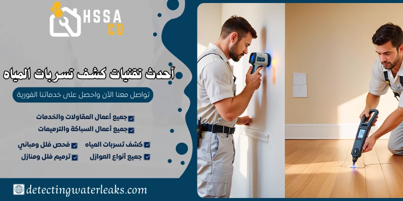 أحدث تقنيات كشف تسربات المياه