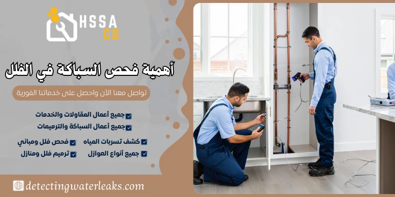 أهمية فحص السباكة في الفلل