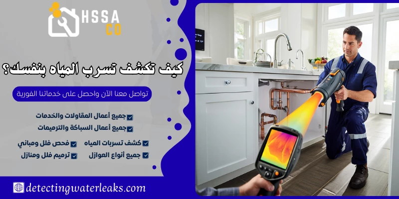 كيف تكشف تسرب المياه بنفسك؟