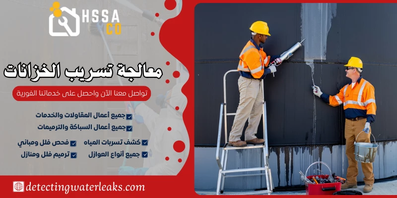 معالجة تسريب الخزانات