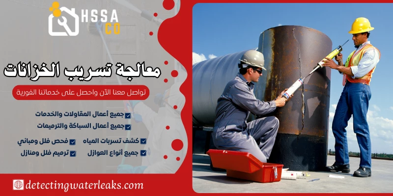 معالجة تسريب الخزانات