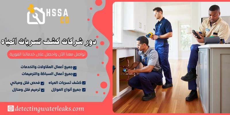 دور شركات كشف تسربات المياه