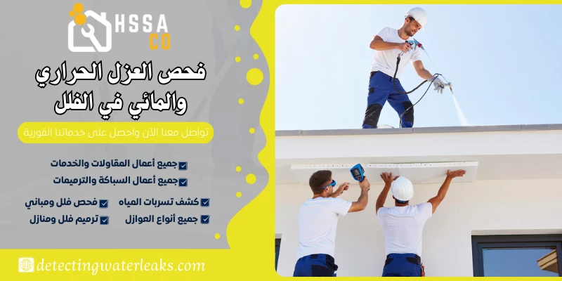 فحص العزل الحراري والمائي في الفلل