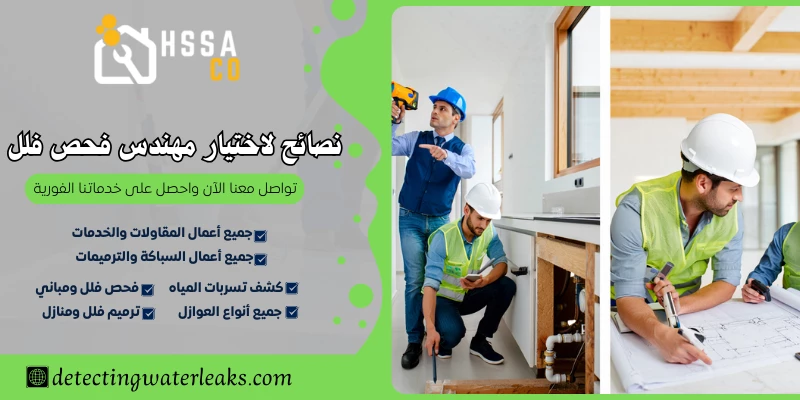 نصائح لاختيار مهندس فحص فلل