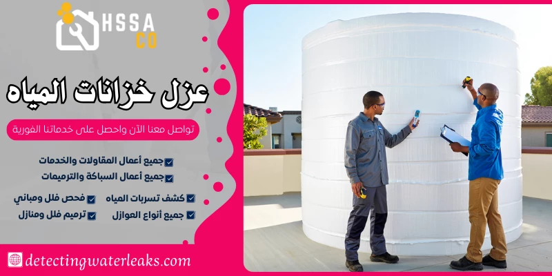 عزل خزانات المياه السعودية للخدمات 0500726889 - الشركة السعودية للخدمات المنزلية عزل خزانات المياه