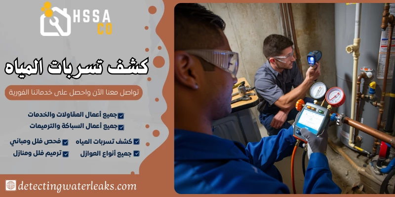 كشف تسربات المياه
